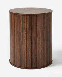 Tate Side Table Walnut - JD Williams - thumbnail 3