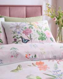 RHS x Catherine Lansfield Duvet Set Pink - RHS - Size: SINGLE - thumbnail 4