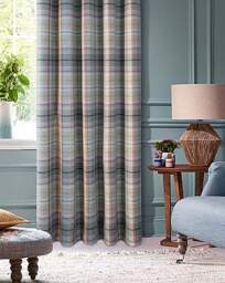 Sundour Gleneagle Blackout Curtains Steel - Sundour - Size: 117 x 137cm - thumbnail 2