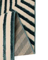 Brio Linear Textured Rug Teal - Homemaker - Size: 160X230 - thumbnail 2
