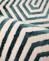 Brio Linear Textured Rug Teal - Homemaker - Size: 160X230 - thumbnail 4