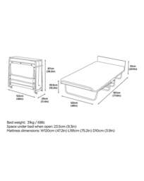 Jay-Be Double Fold Bed e-Pocket Mattress - Jay-Be - Size: DOUBLE - thumbnail 5