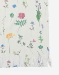 Pressed Floral Faux Mohair Throw Multi - JD Williams - Size: 120X150 - thumbnail 3