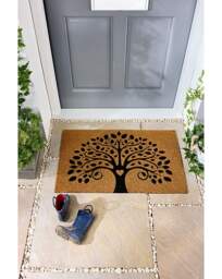 My Mat Tree Of Life Coir Doormat Natural - My Mat - Size: 45X75 - thumbnail 1