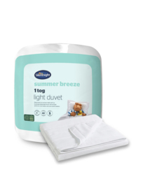 Silentnight Light 1 Tog Duvet White - Silentnight - Size: DOUBLE - thumbnail 1