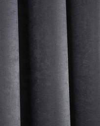 Fusion Strata Eyelet Curtains Charcoal - Fusion - Size: 167 x 182cm - thumbnail 3