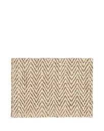 Jute Herringbone Doormat Cream/Natural - My Mat - Size: 45X75 - thumbnail 3