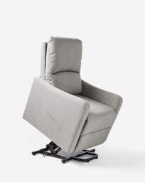 Lincoln Rise & Recline Fabric Armchair Charcoal - JD Williams - thumbnail 5
