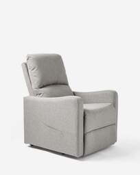 Lincoln Rise & Recline Fabric Armchair Charcoal - JD Williams - thumbnail 4