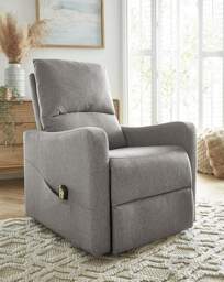 Lincoln Rise & Recline Fabric Armchair Charcoal - JD Williams - thumbnail 1