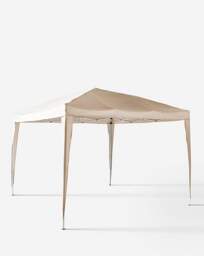 3x3M Pop Up Garden Gazebo Cream - thumbnail 2
