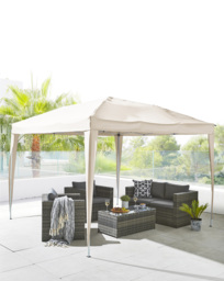 3x3M Pop Up Garden Gazebo Cream