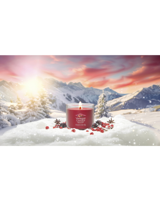 YC Signature Small Tumbler Santa Skis - Yankee Candle