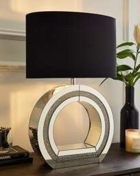 Joanna Hope Chrome Mirrored Table Lamp Chrome - Joanna Hope - thumbnail 1