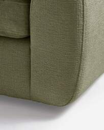 Finch Chenille Left Hand Corner Sofa Green - JD Williams - thumbnail 2