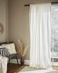 Pineapple Elephant Zofia Anglaise Voile Natural - Pineapple Elephant - Size: 140x183 - thumbnail 4