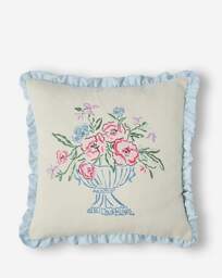 Flora Embroidered Cushion Multi - JD Williams - Size: 45X45 - thumbnail 4