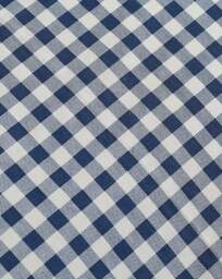 CL Gingham Check Fitted Sheet NVY Navy - Catherine Lansfield - Size: DOUBLE - thumbnail 2