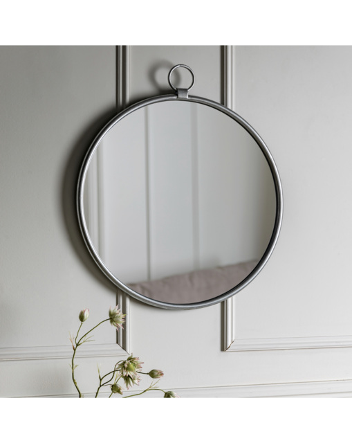 Gallery Bayswater Large Silver Mirror Silver - Gallery Direct - image 1