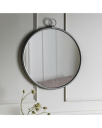 Gallery Bayswater Large Silver Mirror Silver - Gallery Direct