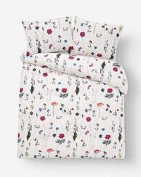 Nia Pressed Floral Duvet Cover Set Multi - JD Williams - Size: S KING - thumbnail 4