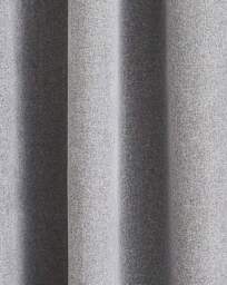 Austin Blackout Thermal Eyelet Curtains Grey - Enhanced Living - Size: 167 x 183cm - thumbnail 3
