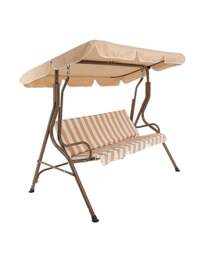 Charles Bentley 2 Seater Swing Seat Beige - Charles Bentley - thumbnail 4