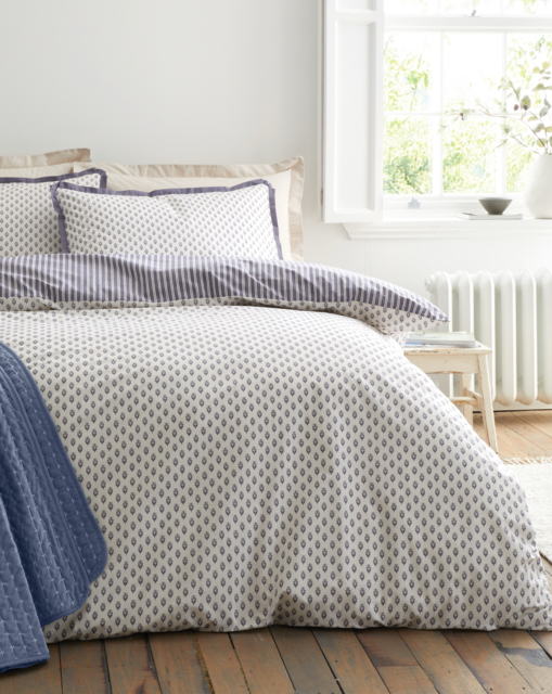Bianca Amelie Duvet Cover Set Blue - Bianca - Size: KING - image 1