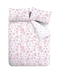 Catherine Lansfield Mirabelle Duvet Set Pink - Catherine Lansfield - Size: S KING - thumbnail 2