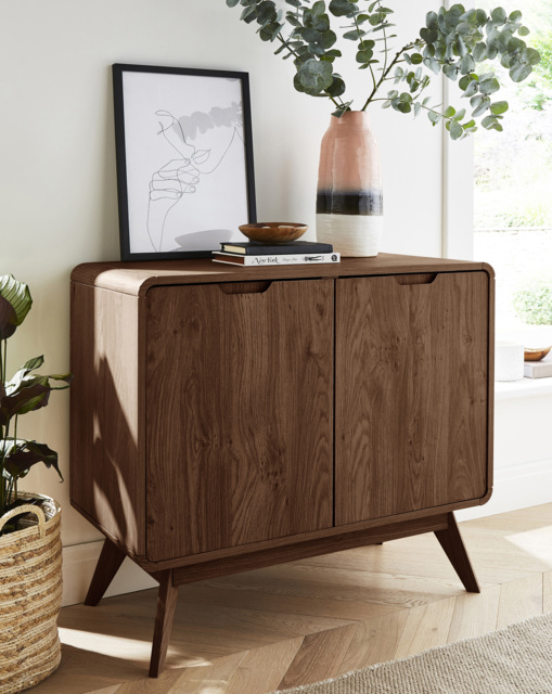Oslo Compact Sideboard Walnut - JD Williams - image 1