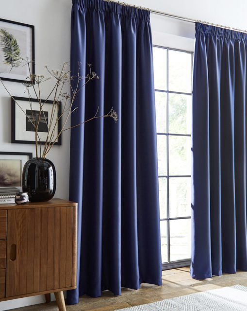 Twilight Curtains Navy - JD Williams - Size: 112X137 - image 1