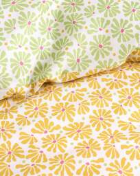 Fusion Daisy Floral Duvet Cover Set Yellow - Fusion - Size: SINGLE - thumbnail 3