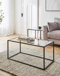 Regent Nested Coffee Table Black - JD Williams - thumbnail 3