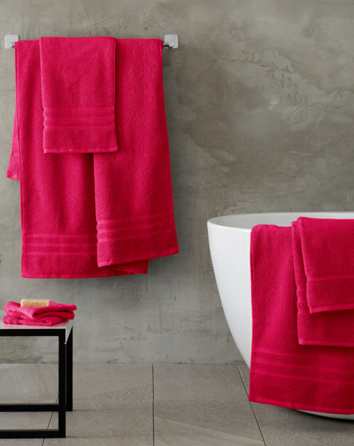 Catherine Lansfield Zero Twist 6 Pc Bale HOT Pink - Catherine Lansfield - image 1
