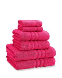 Catherine Lansfield Zero Twist 6 Pc Bale HOT Pink - Catherine Lansfield - thumbnail 2