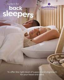 Slumberdown Cosy Nights Back Pillows White - Slumberdown - Size: PAIR - thumbnail 3
