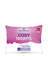 Slumberdown Cosy Nights Back Pillows White - Slumberdown - Size: PAIR - thumbnail 1