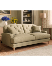 Florence Buttonback 3 Seater Sofa Olive - JD Williams - thumbnail 1