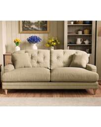 Florence Buttonback 3 Seater Sofa Olive - JD Williams - thumbnail 2