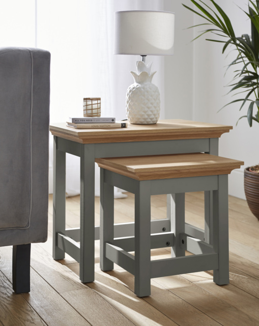 Julipa Ashford Nest of Tables Grey - Julipa - image 1
