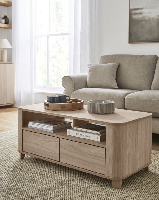 Arden Coffee Table OAK Effect - JD Williams - image 1