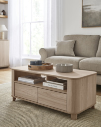 Arden Coffee Table OAK Effect - JD Williams