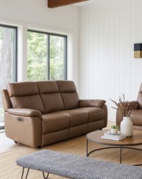 Aspire Kingsmere Power Recliner 3 Seater TAN - Aspire