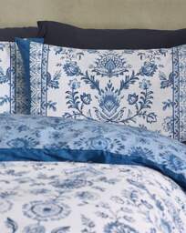 Catherine Lanfield Zoukara Duvet Set Blue - Catherine Lansfield - Size: DOUBLE - thumbnail 4