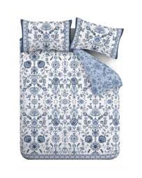 Catherine Lanfield Zoukara Duvet Set Blue - Catherine Lansfield - Size: DOUBLE - thumbnail 3