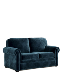 Jay-Be Velvet 2 Seat Sofa Bed Mattress Teal - Jay-Be - thumbnail 1