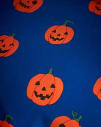 CL Halloween Pumpkins Duvet Cover Set Navy - Catherine Lansfield - Size: SINGLE - thumbnail 3