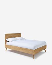 Oslo Bed Frame OAK Effect - Gray & Osbourn - Size: KINGSIZE - thumbnail 4