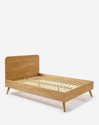 Oslo Bed Frame OAK Effect - Gray & Osbourn - Size: KINGSIZE - thumbnail 2