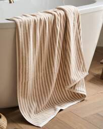 Yard Hebden Stripe Cotton Towel Natural - Yard - Size: Bath Towel - thumbnail 5